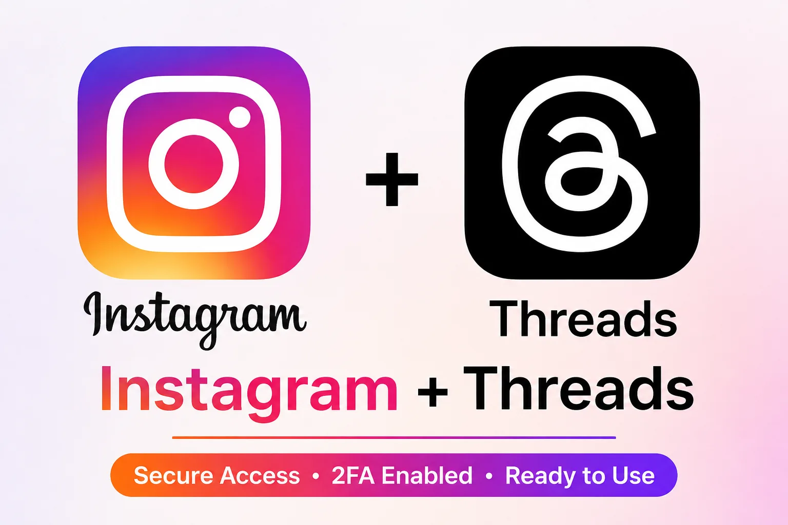 1 3 month old Instagram Threads Account with 2fa key