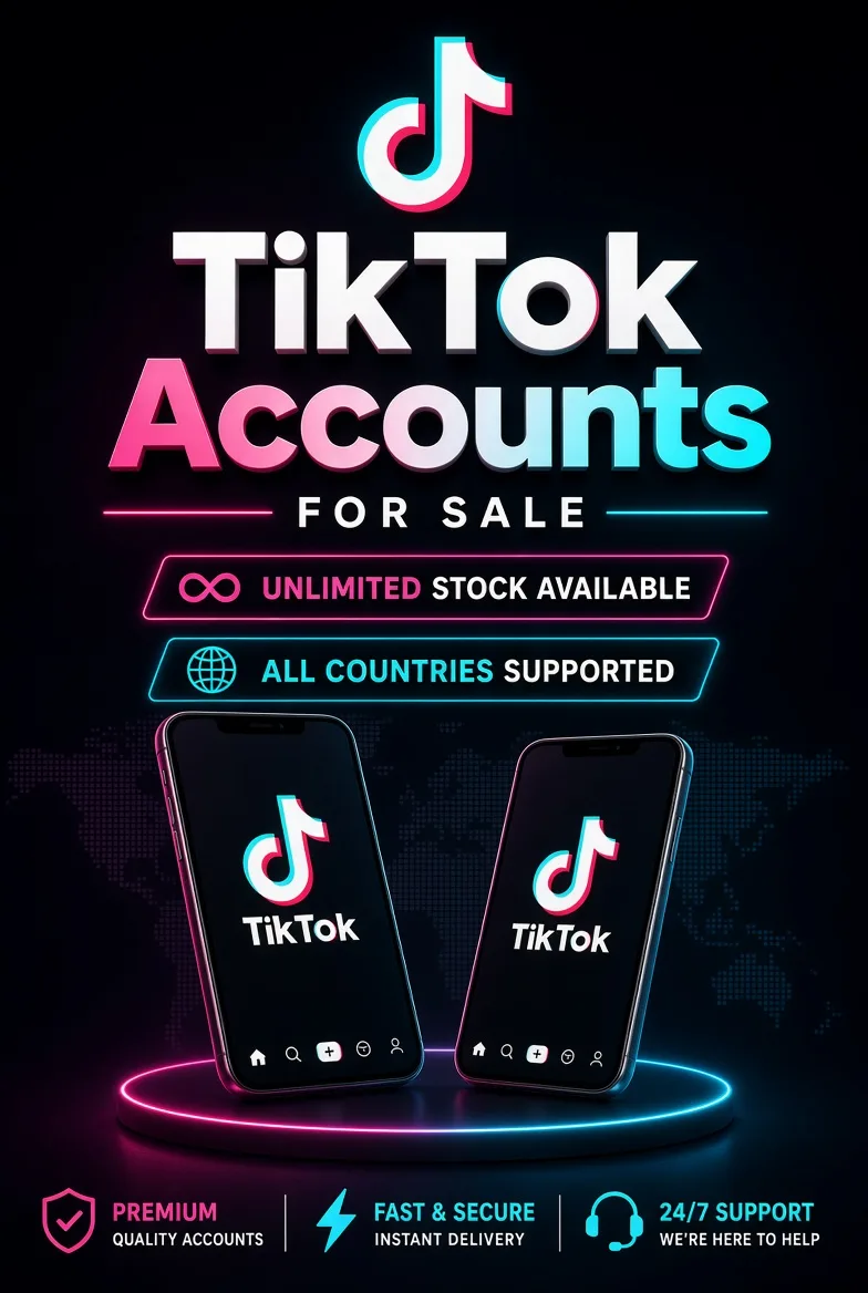 TikTok Accounts – UK, USA & Worldwide