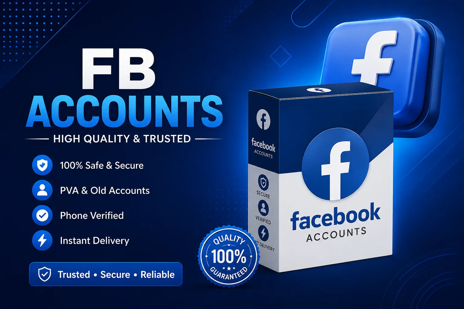 Facebook Accounts Email Verified With 2FA Key