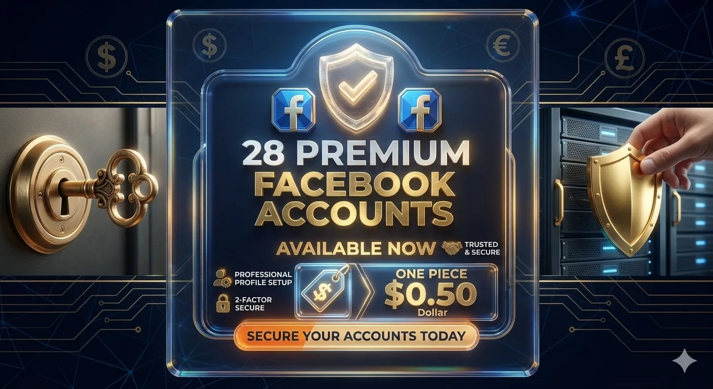 VIP Professional Facebook Accounts (2FA Enabled) - $0.50 Each
