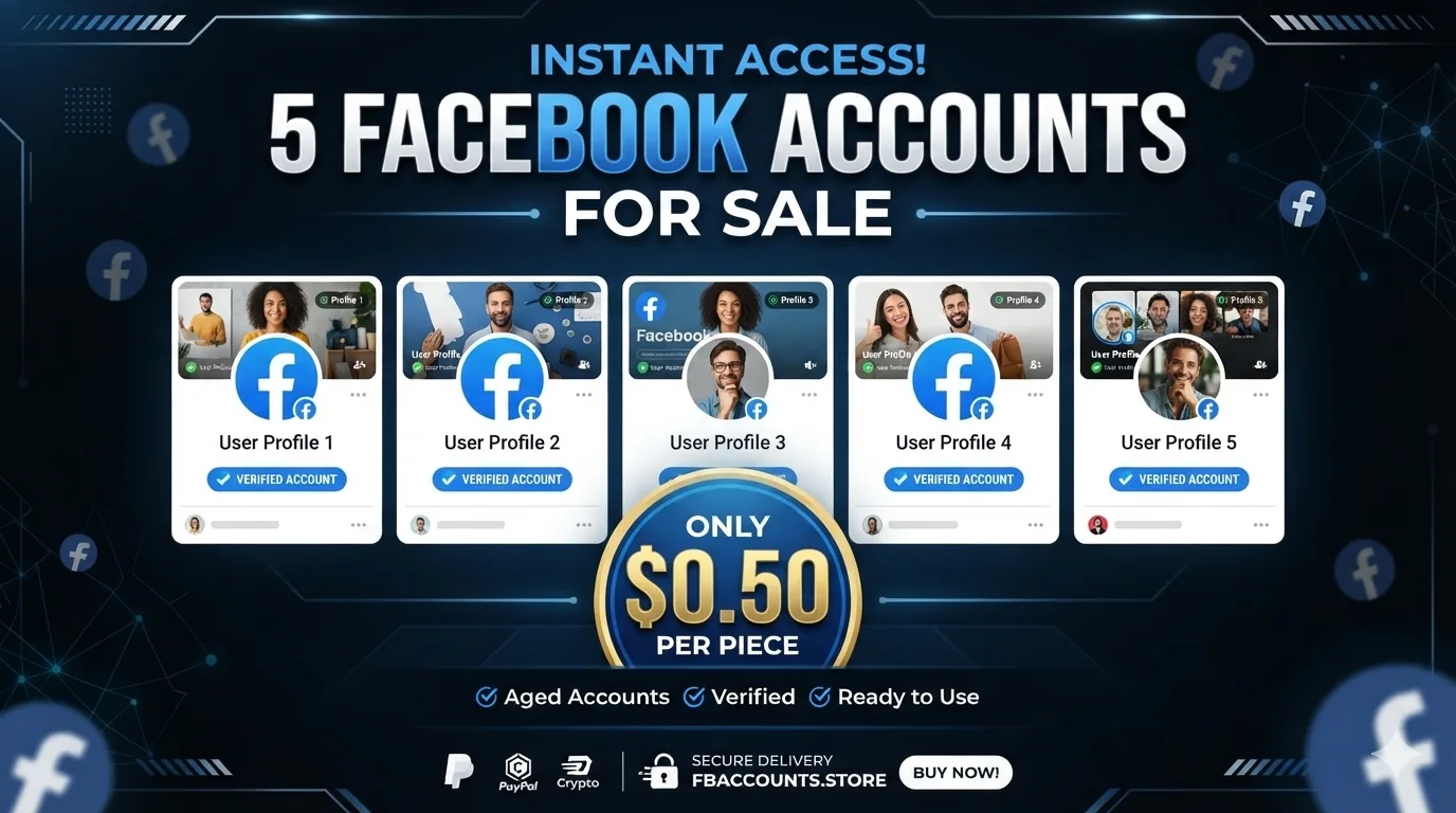 Facebook – 5 Accounts for Sale