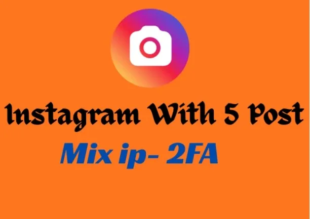 ✅ Instagram With 5 Posts ✅