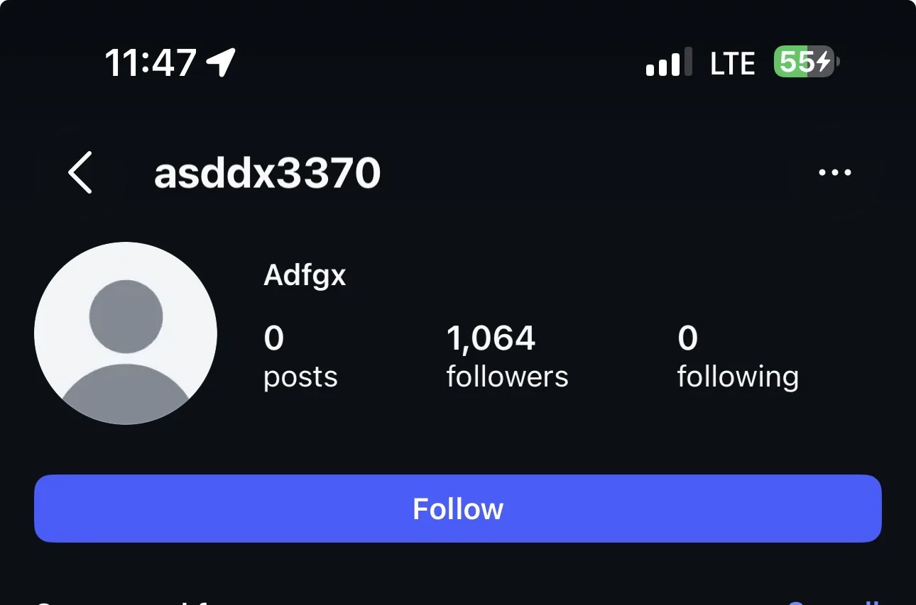 1K FOLLOWERS 5YRS FOREIGN 🇺🇸 IG