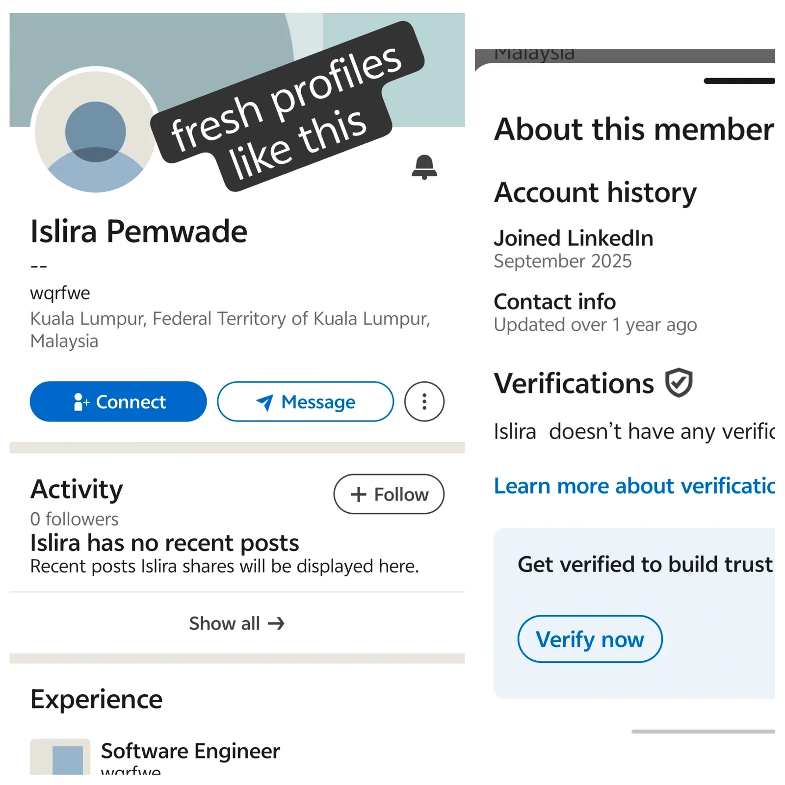Aged LinkedIn Accounts (1+ Year Old) | Hotmail/Outlook Access | Mixed Locations